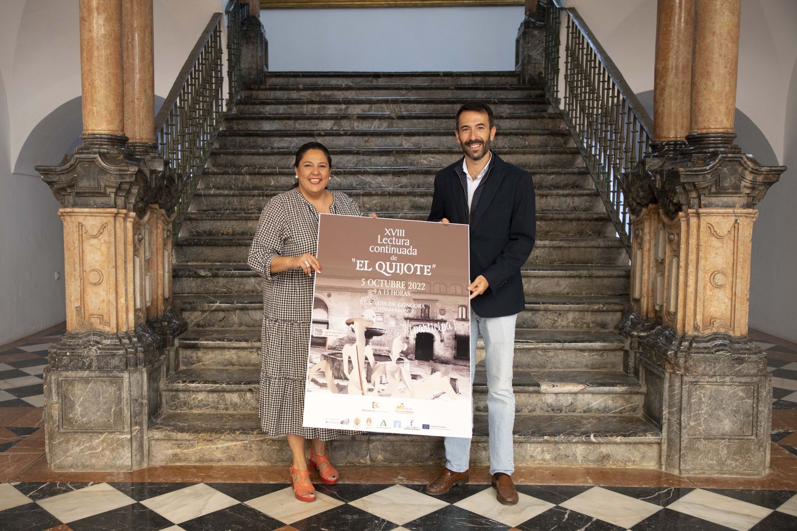 Presentación de la lectura continuada de El Quijote en Córdoba.