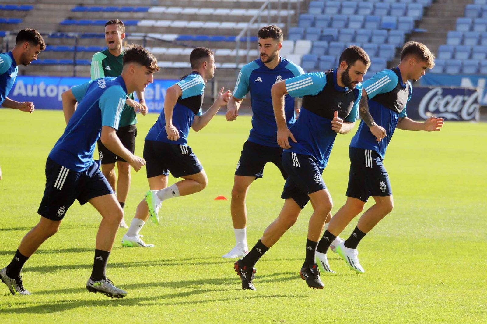 Entrenamiento del Recre en el Nuevo Colombino.