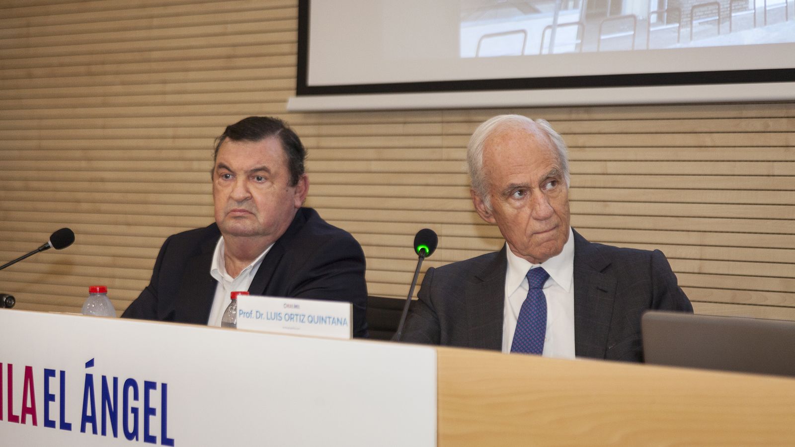 Manuel Viola Figueras (izquierda) y Luis Ortiz Quintana.