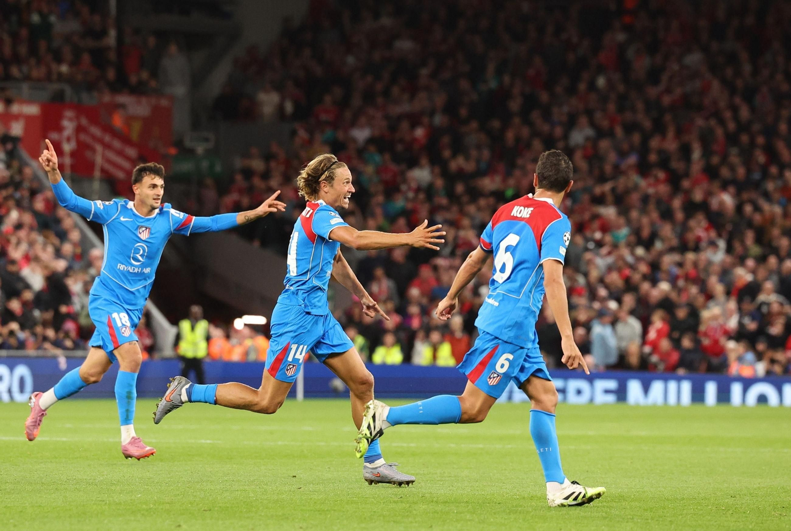 Las fotos del Liverpool - Atlético de Madrid