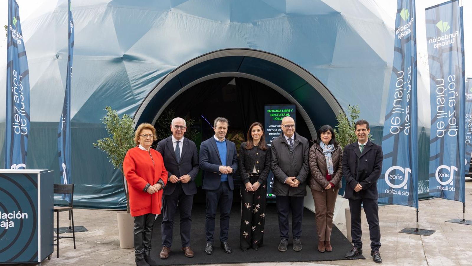 Inauguración en Jaén del Espacio Fundación Unicaja con motivo de la conmemoración del décimo aniversario de la entidad