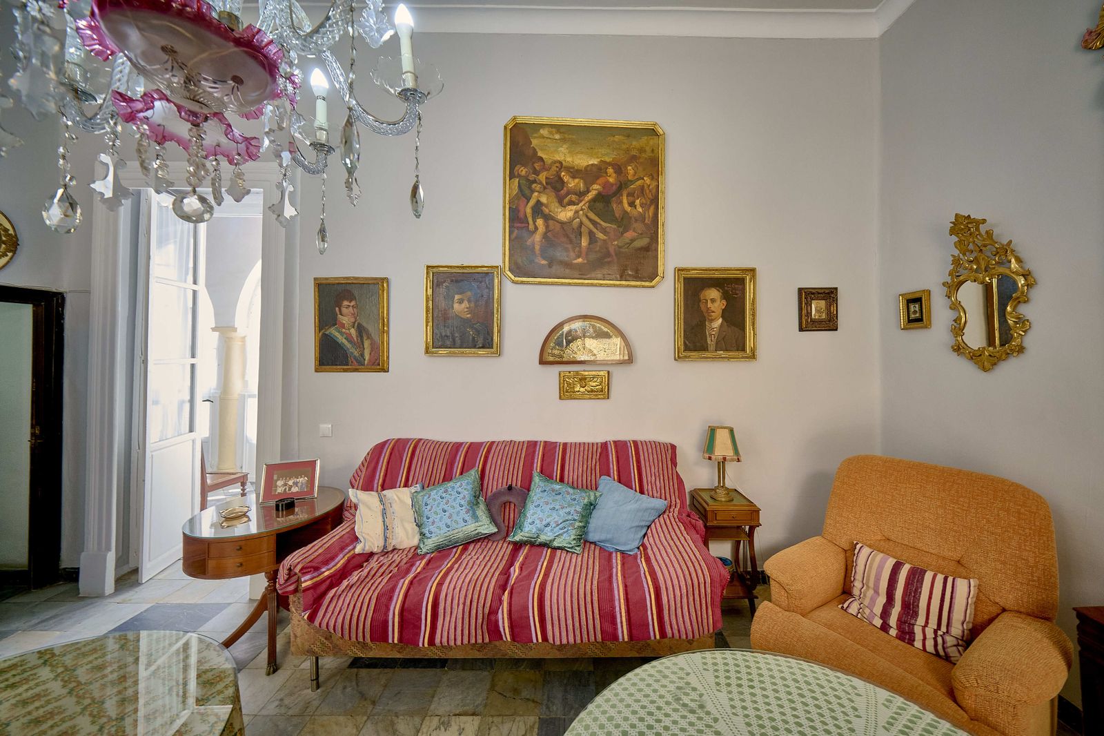 Interior de la finca en Antonio López 7.