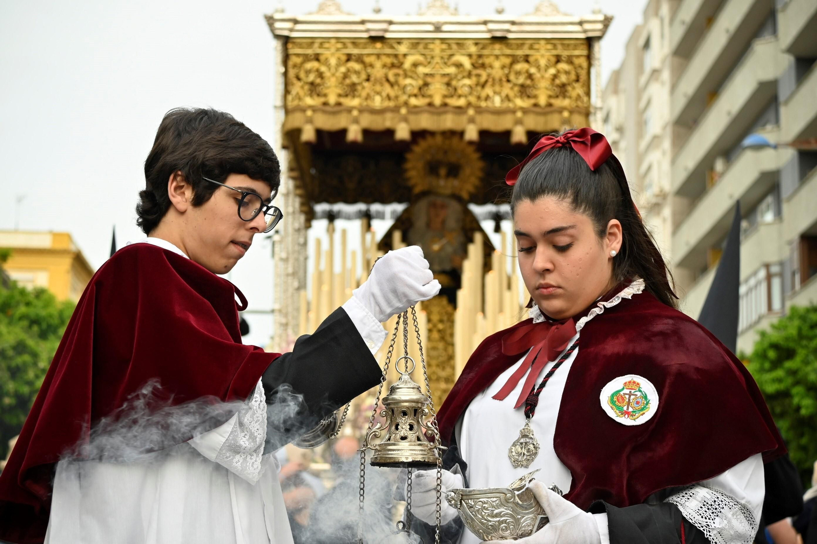 Imagen de la Hermandad de Los Estudiantes el pasado Martes Santo del 2023