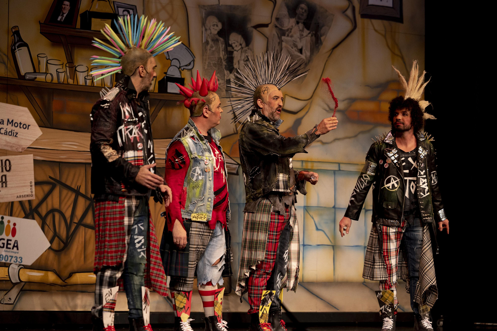 Cuarteto 'Punk y circo, la lucha continúa'