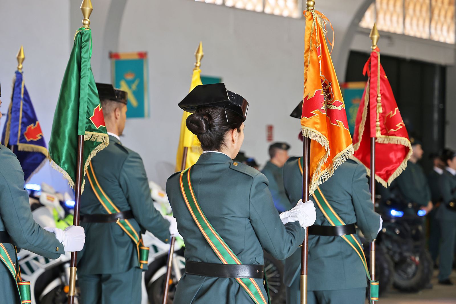 Imágenes de la jura del cargo de Julio Serrano Checa como Jefe de la Comandancia de la Guardia Civil de Huelva