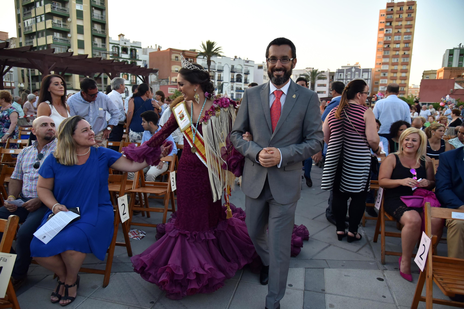 Imágenes del acto de coronación en La Línea