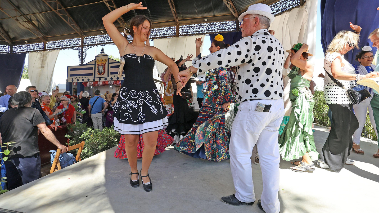 Imágenes del ambiente el miércoles en la Feria de Jerez 2024