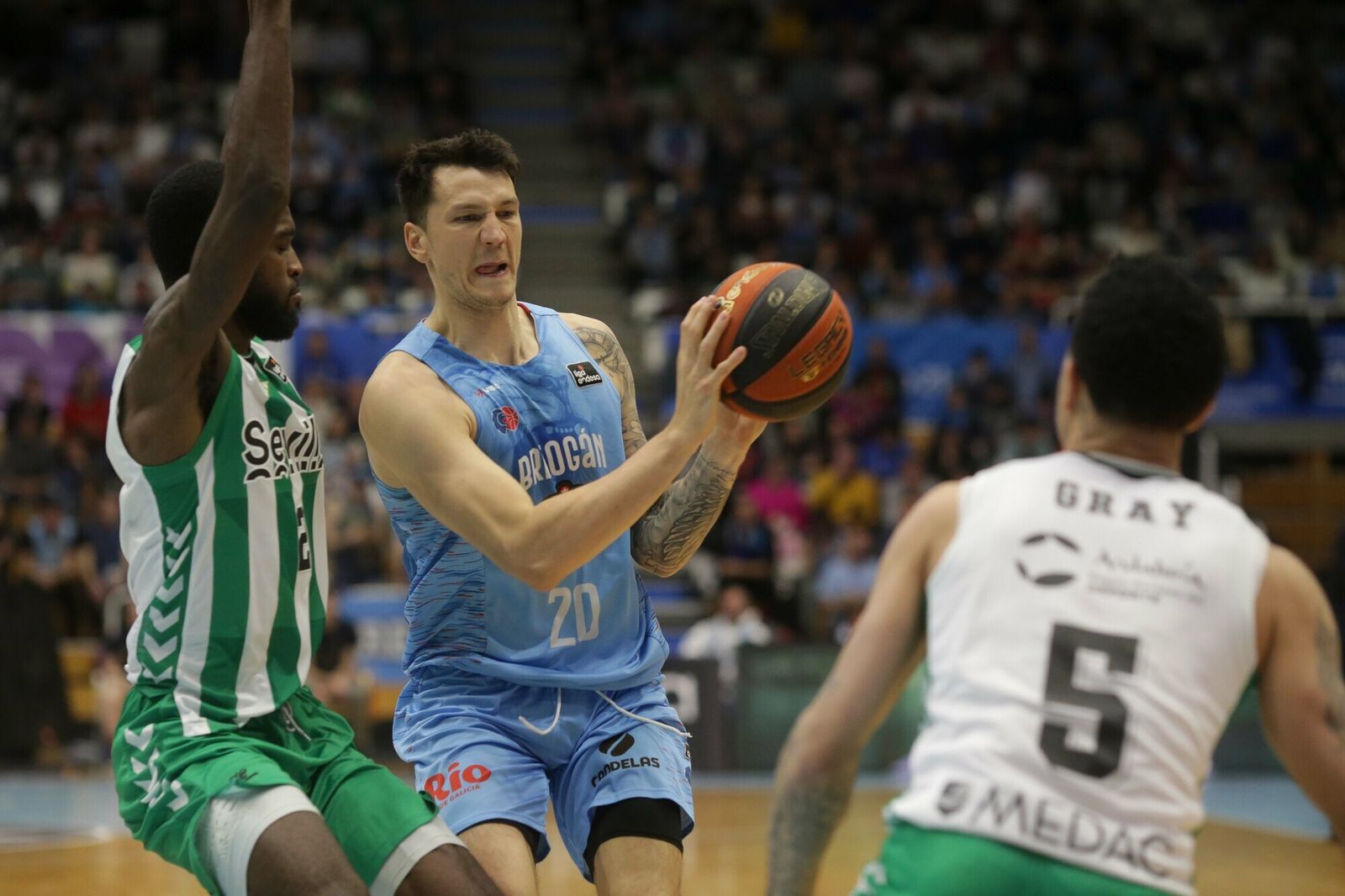 Las fotos del triunfo del Betis Baloncesto sobre el Breogán