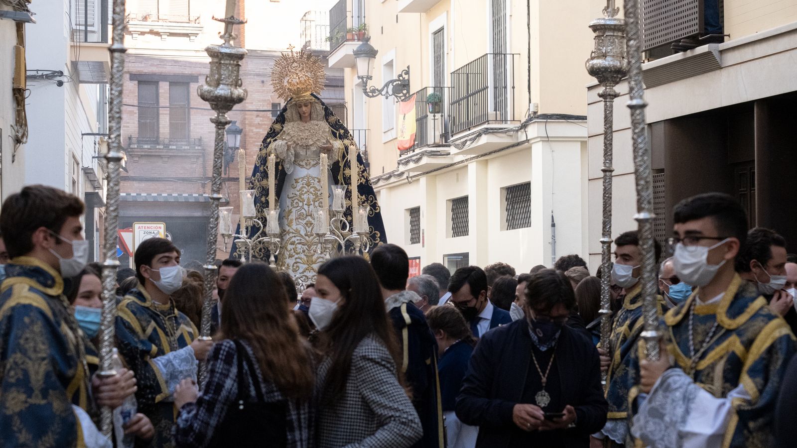 El rosario de la Virgen de Guadalupe de Las Aguas, en imágenes