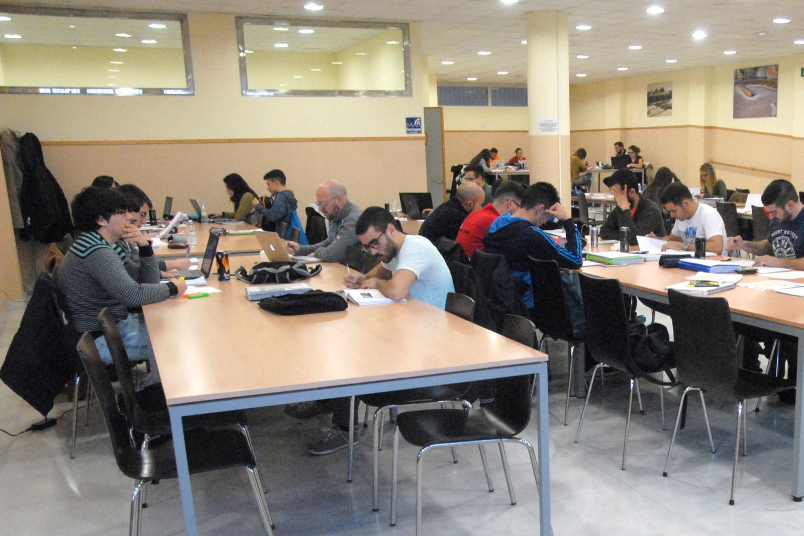 La sala de estudios, en una imagen de archivo.