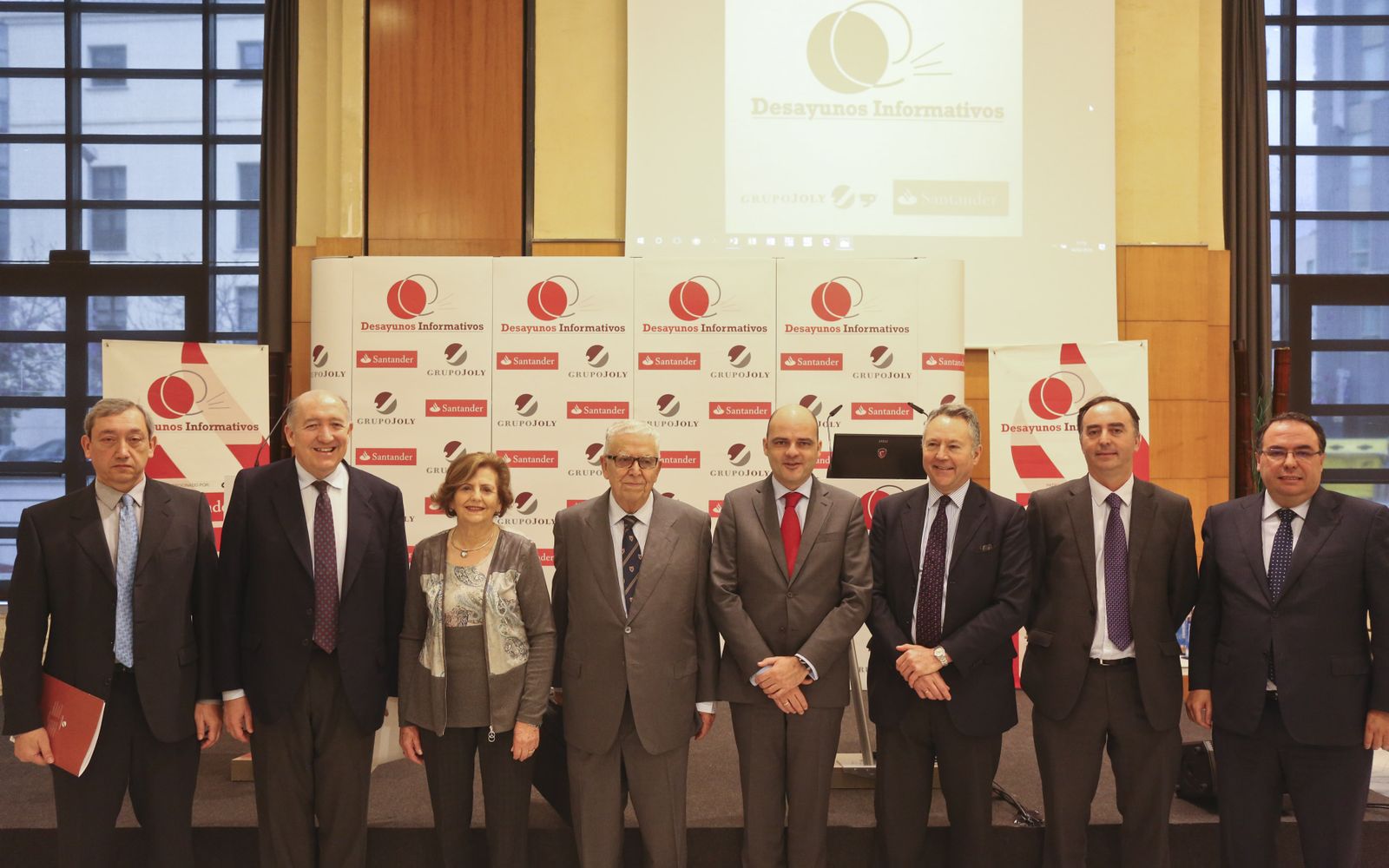 El presidente de Mayoral, Rafael Domínguez de Gor, en un momento de su intervención ayer en el desayuno informativo celebrado en Málaga.
