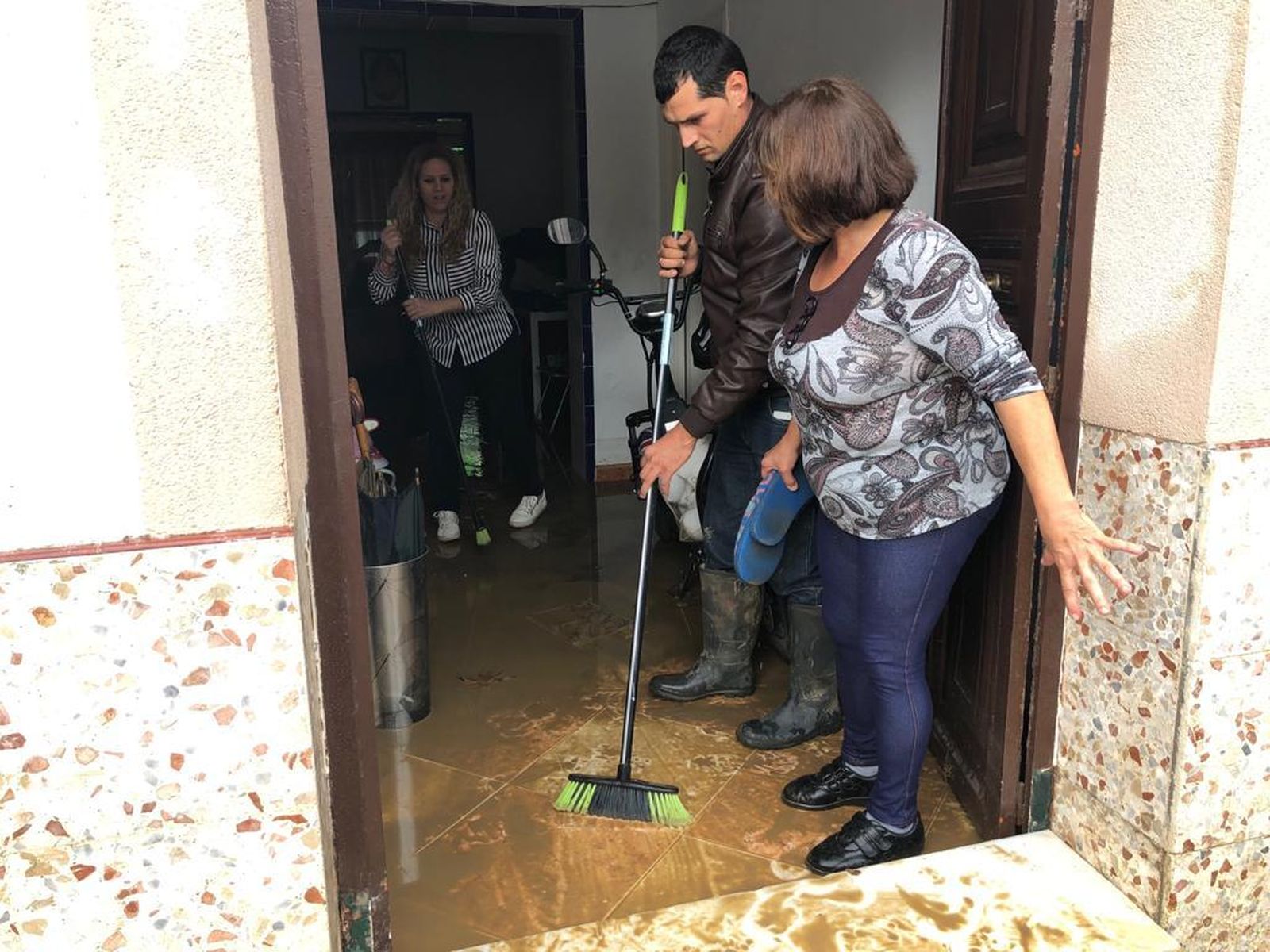 Inundaciones en viviendas de Lepe