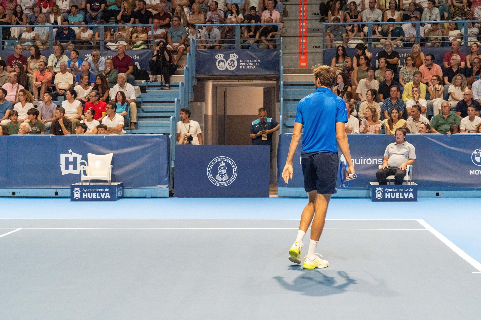 Imágenes de la final masculina de la Copa del Rey de tenis entre Daniil Medvedev y Alejandro Davidovich