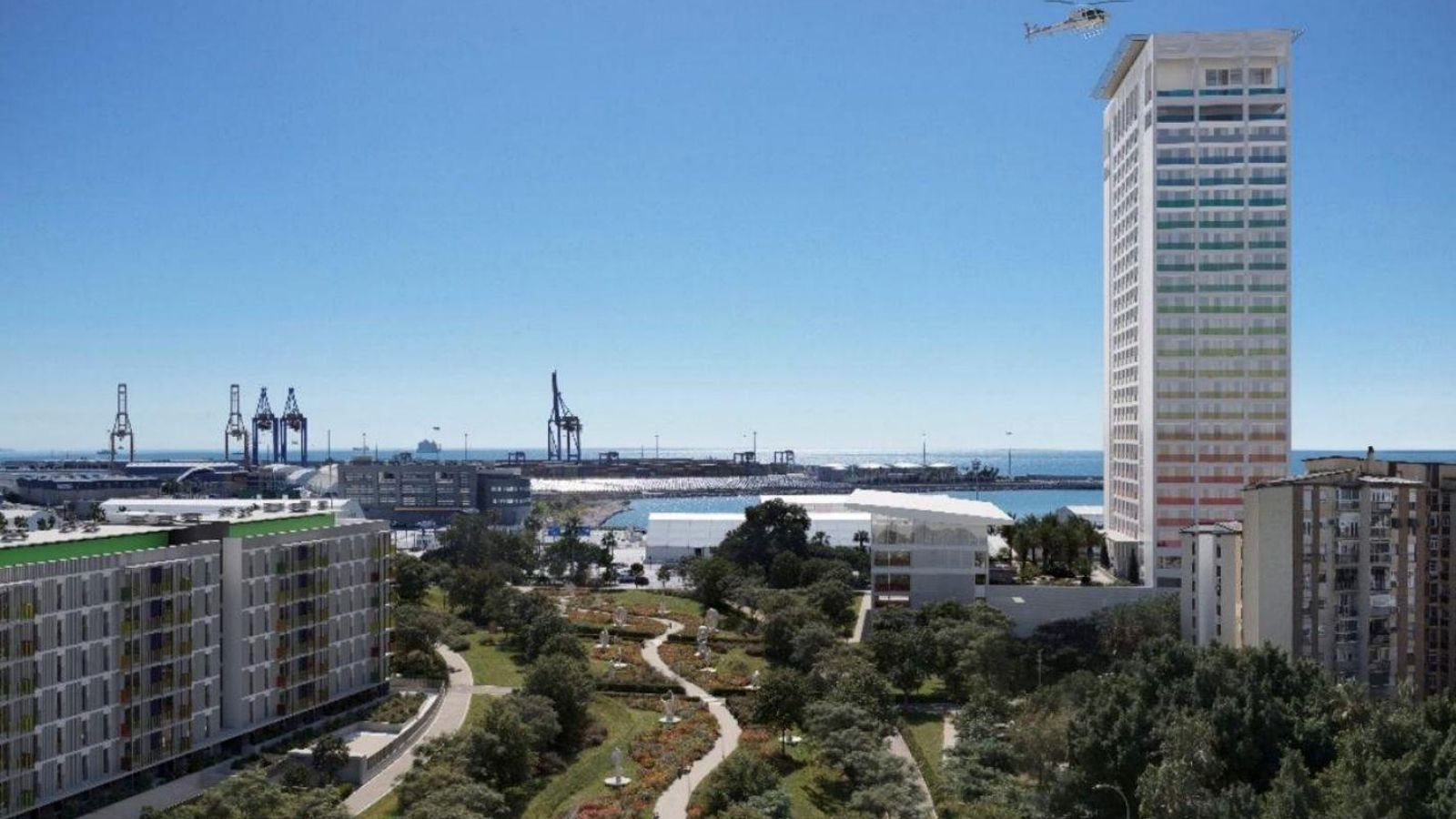 El hotel de lujo de 100 metros y 27 alturas que propone Seguí para El Bulto. El hotel de lujo de 100 metros y 27 alturas que propone Seguí para El Bulto.