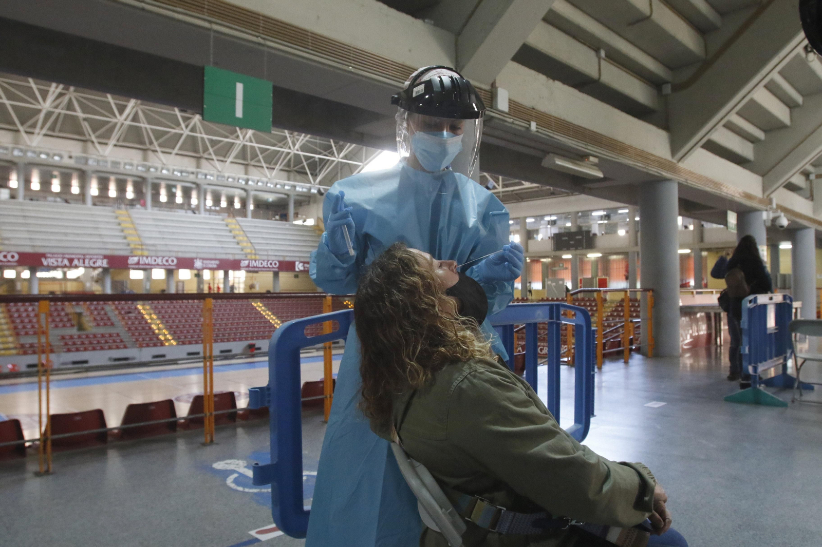 Las fotos del cribado en Vista Alegre