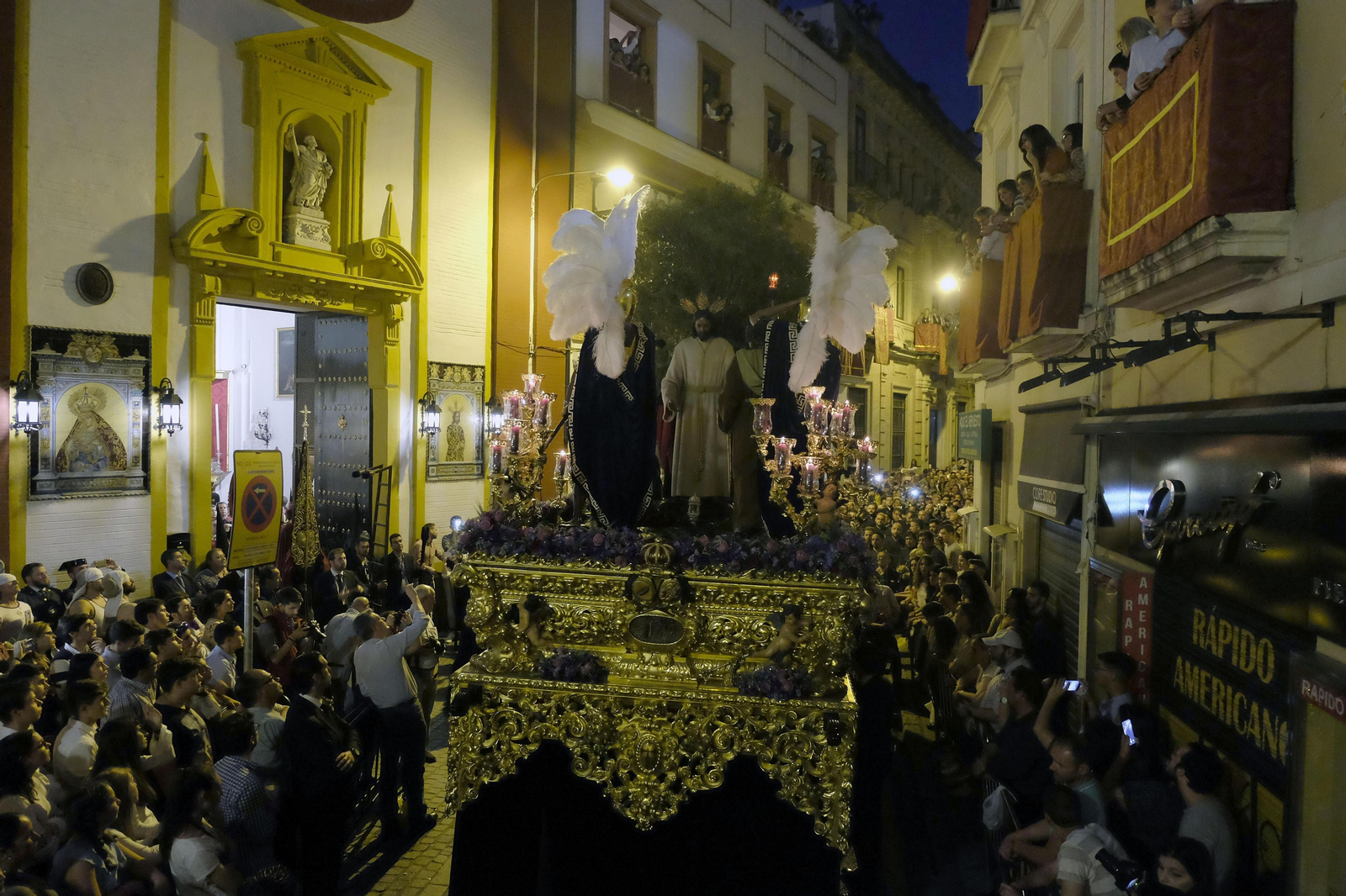 El paso de misterio del Prendimiento.