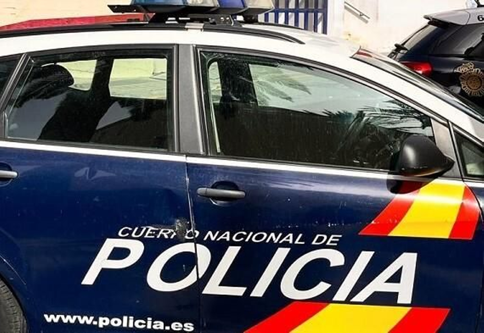 Un vehículo de Policía Nacional.