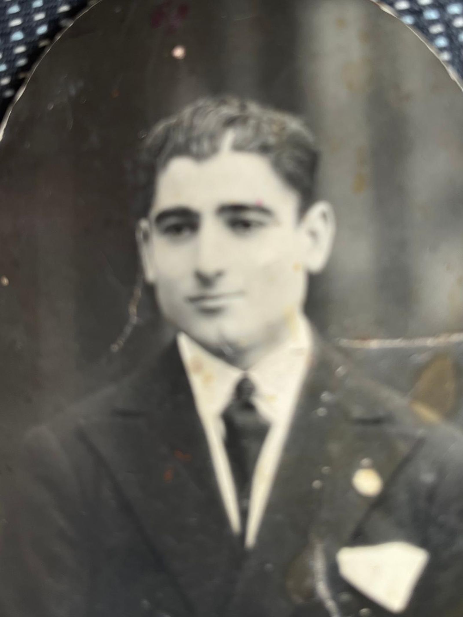 Manuel López Medina, fundador del taller López Medina, en una imagen de su juventud.