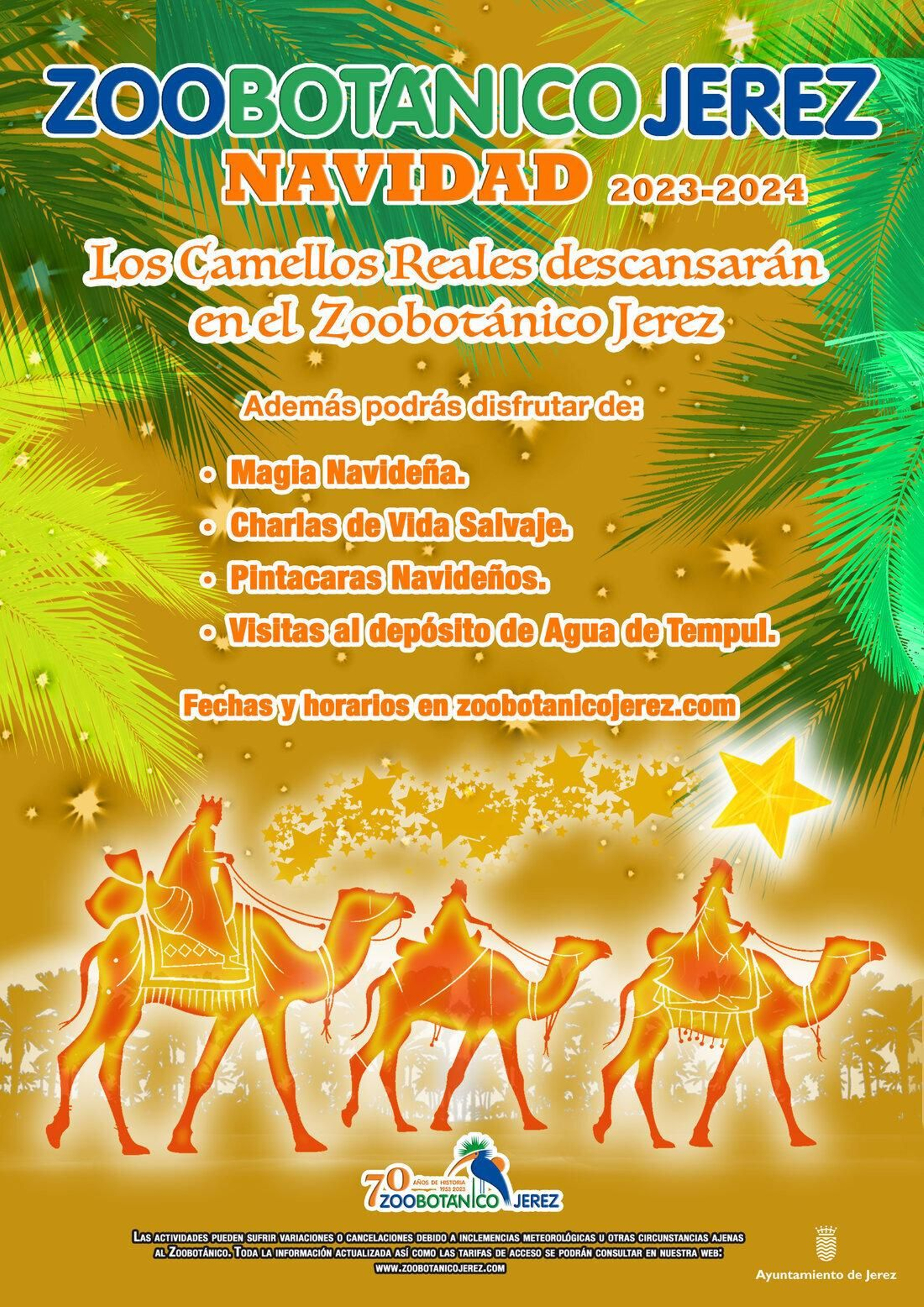 Los camellos reales llegan al Zoo