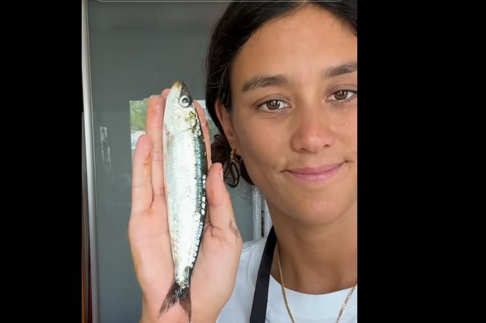 María Lo preprando sardinas al horno con picadillo de verduras