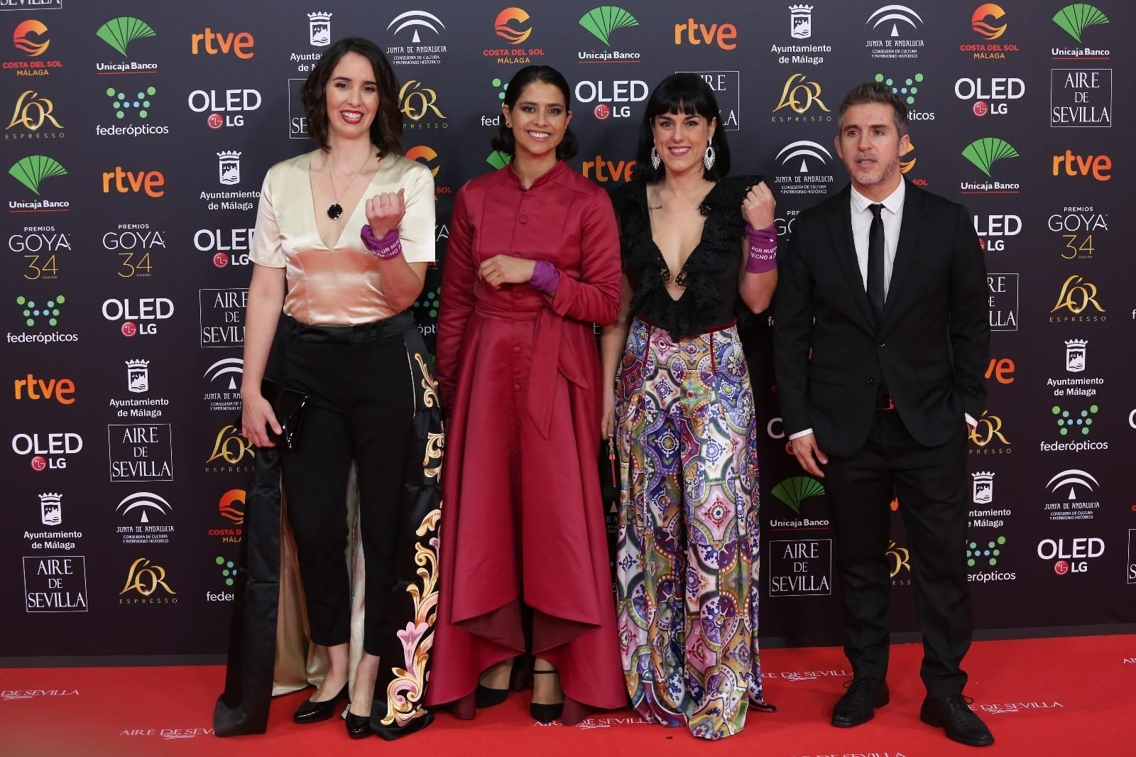 La alfombra roja de los Goya 2020 en Málaga
