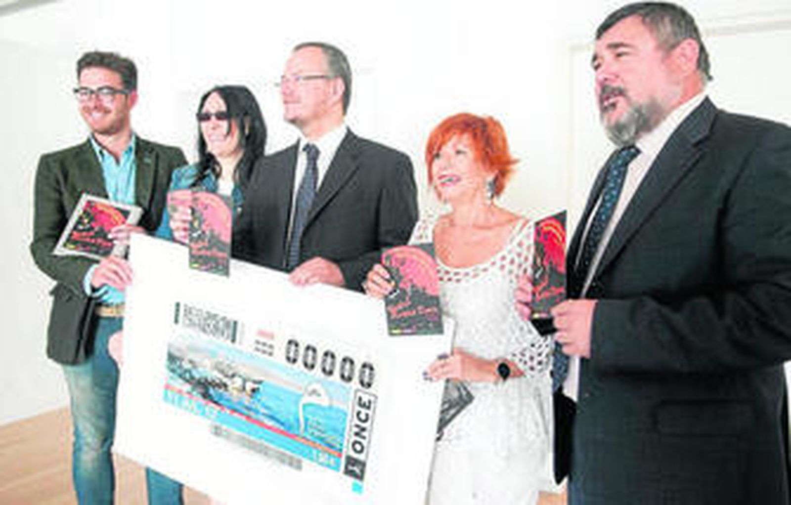 Un momento de la presentación del cupón en el Parque de las Ciencias.