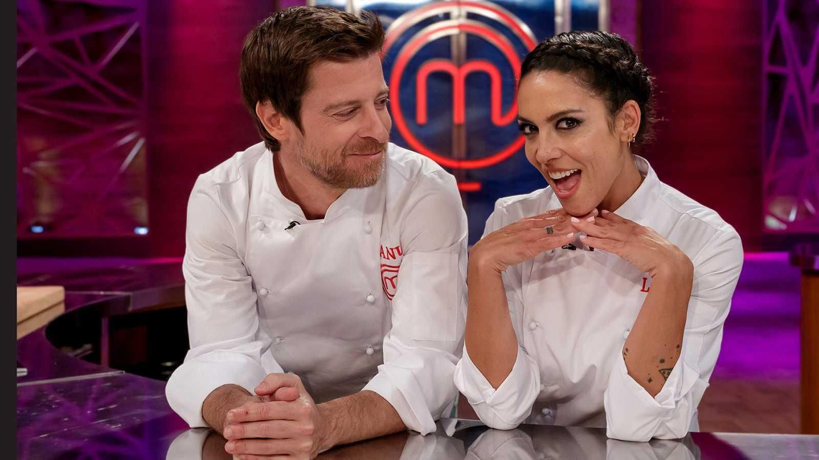 Los duelistas Manu Baqueiro y Lorena Castell, la ganadora de 'MasterChef Celebrity'