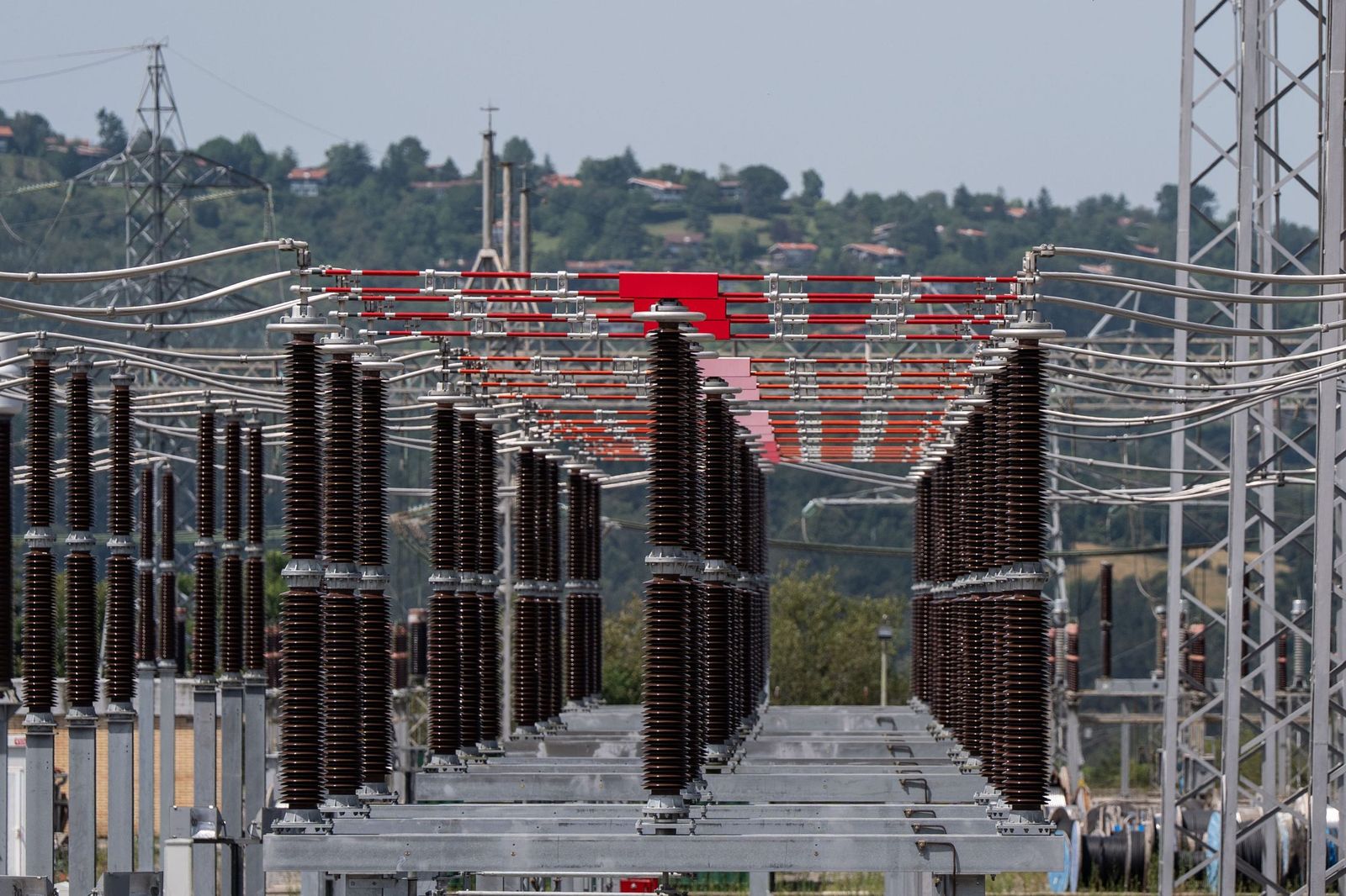 Una subestación eléctrica del País Vasco.