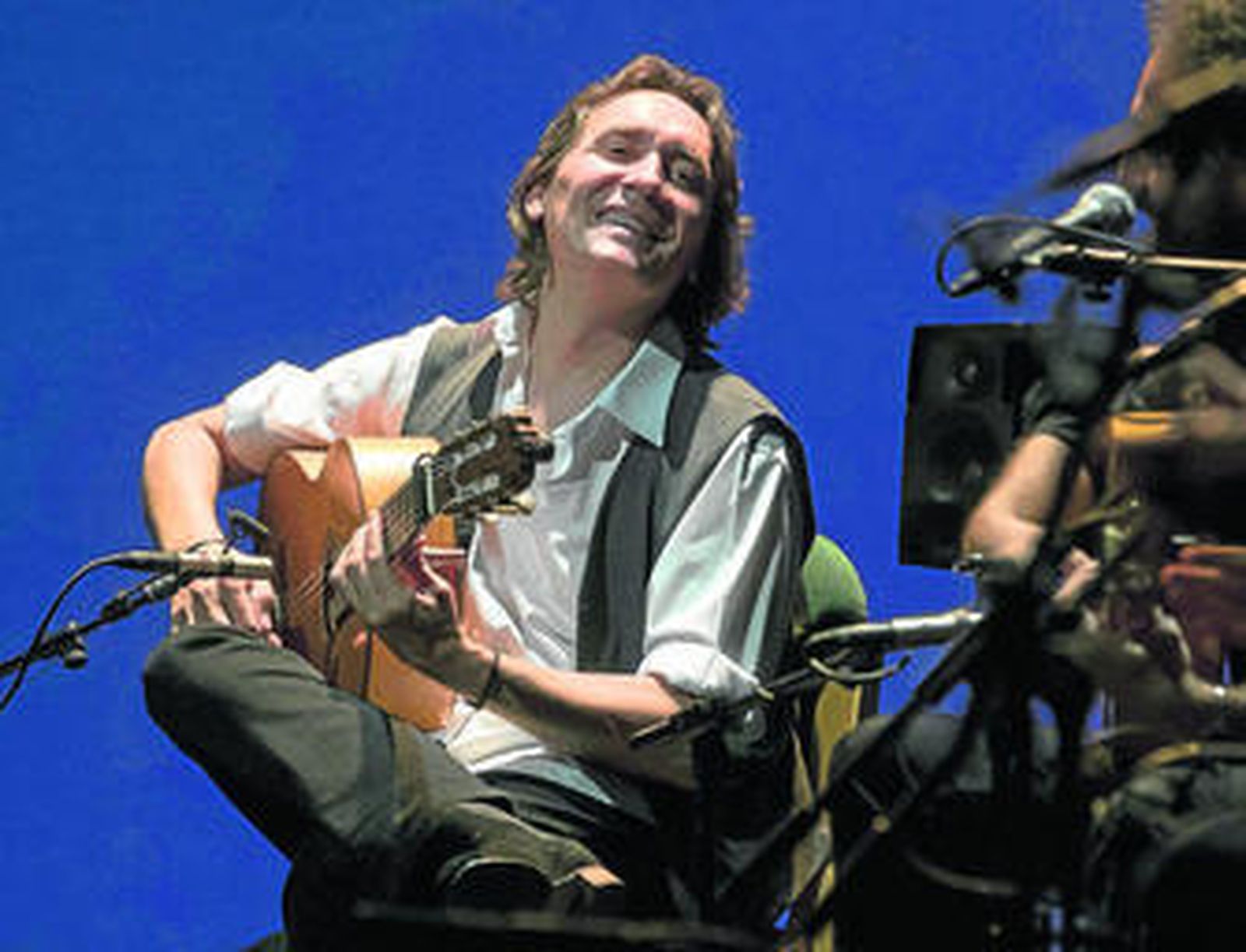 Vicente Amigo, en su actuación del pasado sábado en el Teatro de la Maestranza.