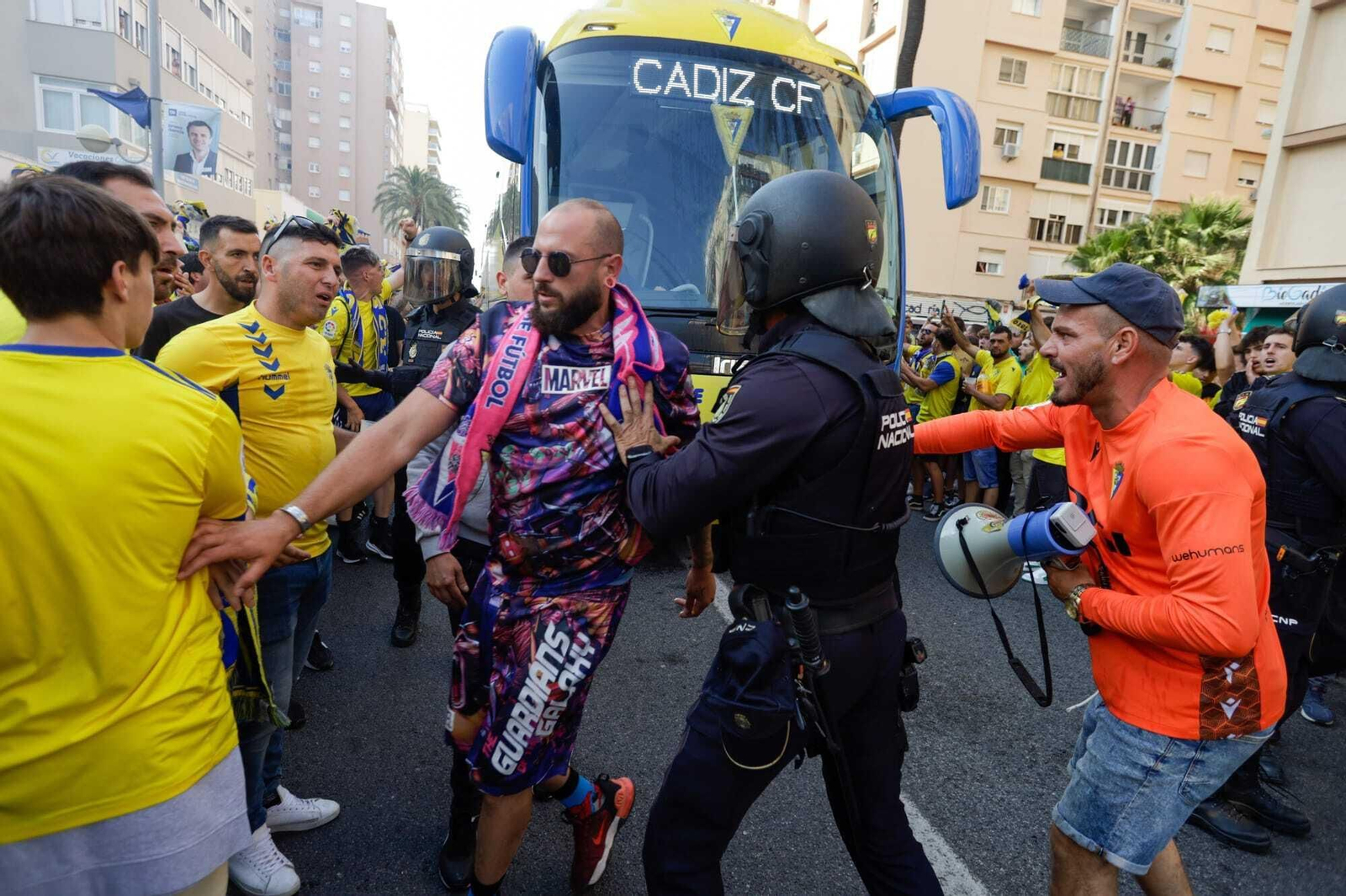 Así recibe la afición al Cádiz C.F. antes del partido contra el Valladolid