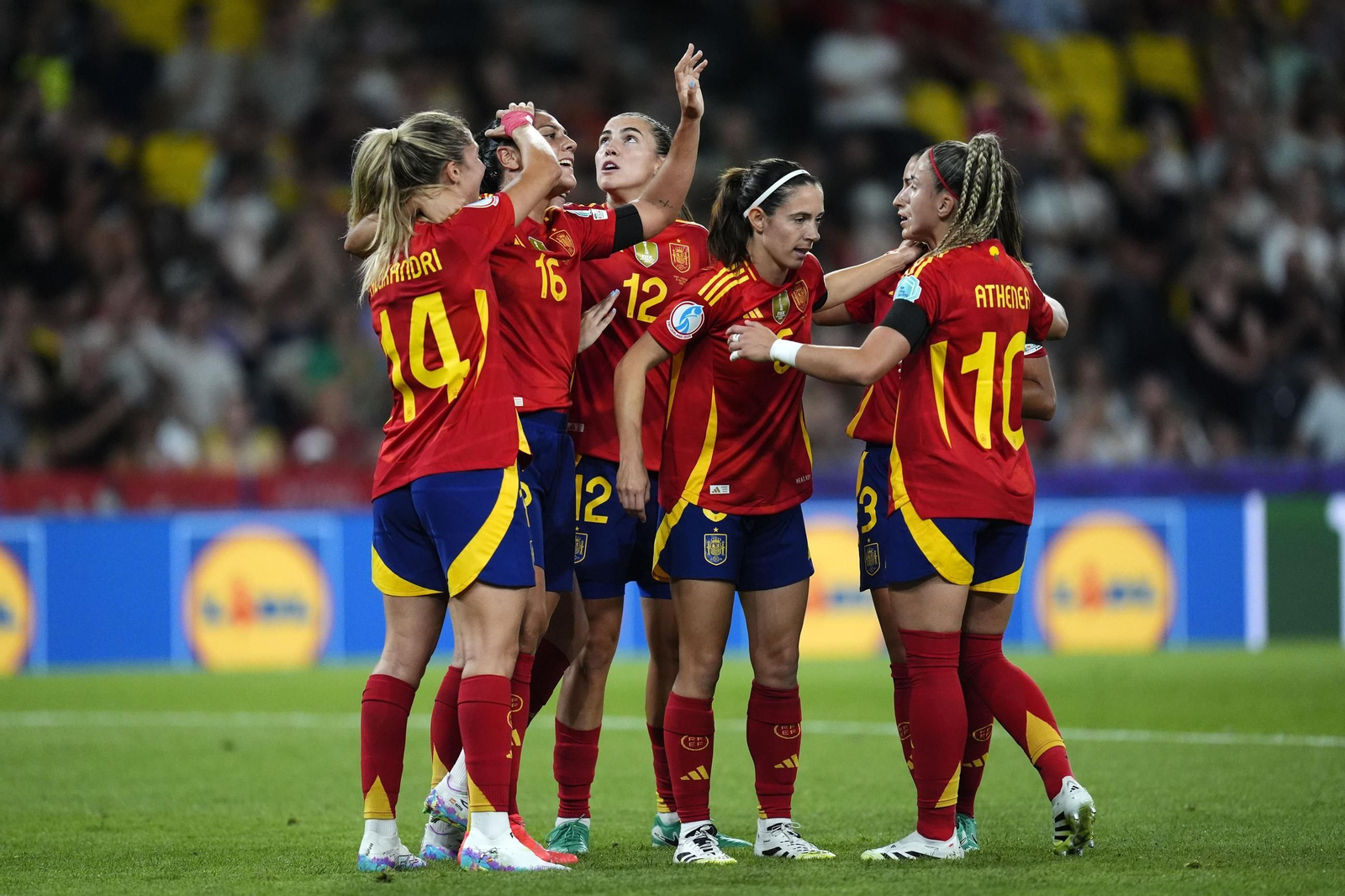 Las fotos del España-Portugal en la Eurocopa femenina