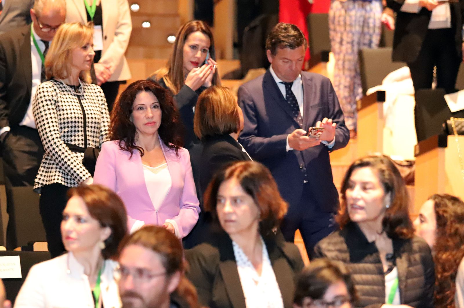 Imágenes de los Reyes Don Felipe y Doña Letizia en el congreso del 50 aniversario de Doñana