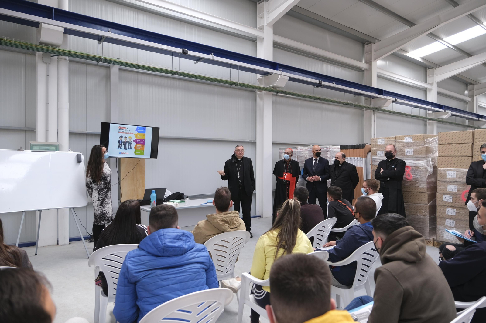 Bendición de las instalaciones de Hydrodiseño, en Huércal Overa (Almería)