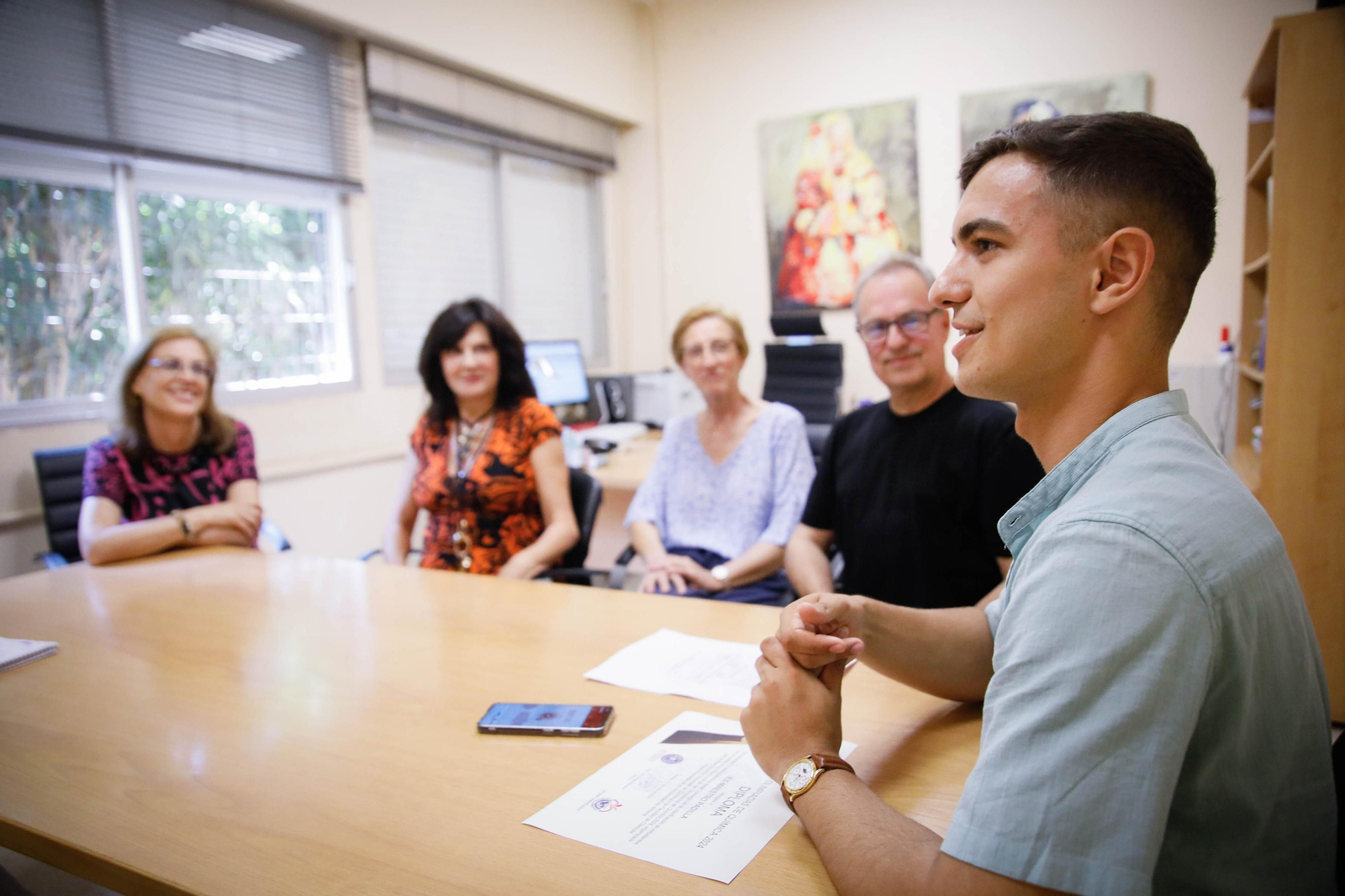 Un alumno del IES Maestro Padilla, máxima nota en la selectividad, en imágenes