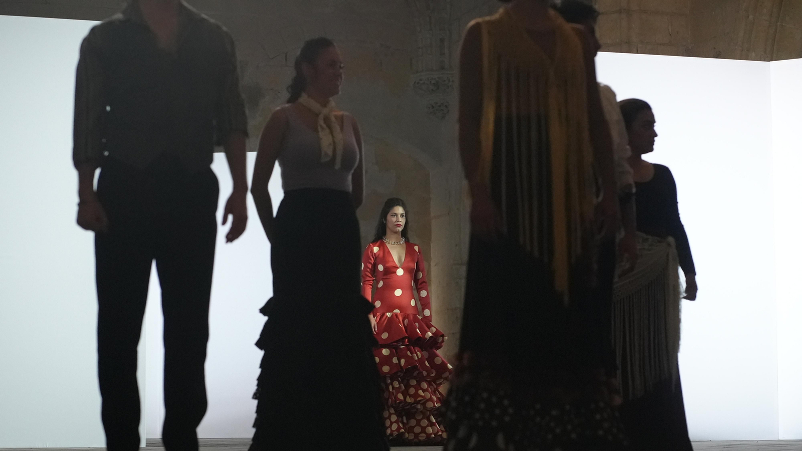 Rodaje del spot de Cruzcampo y creación del vestido de 'Gitana'.