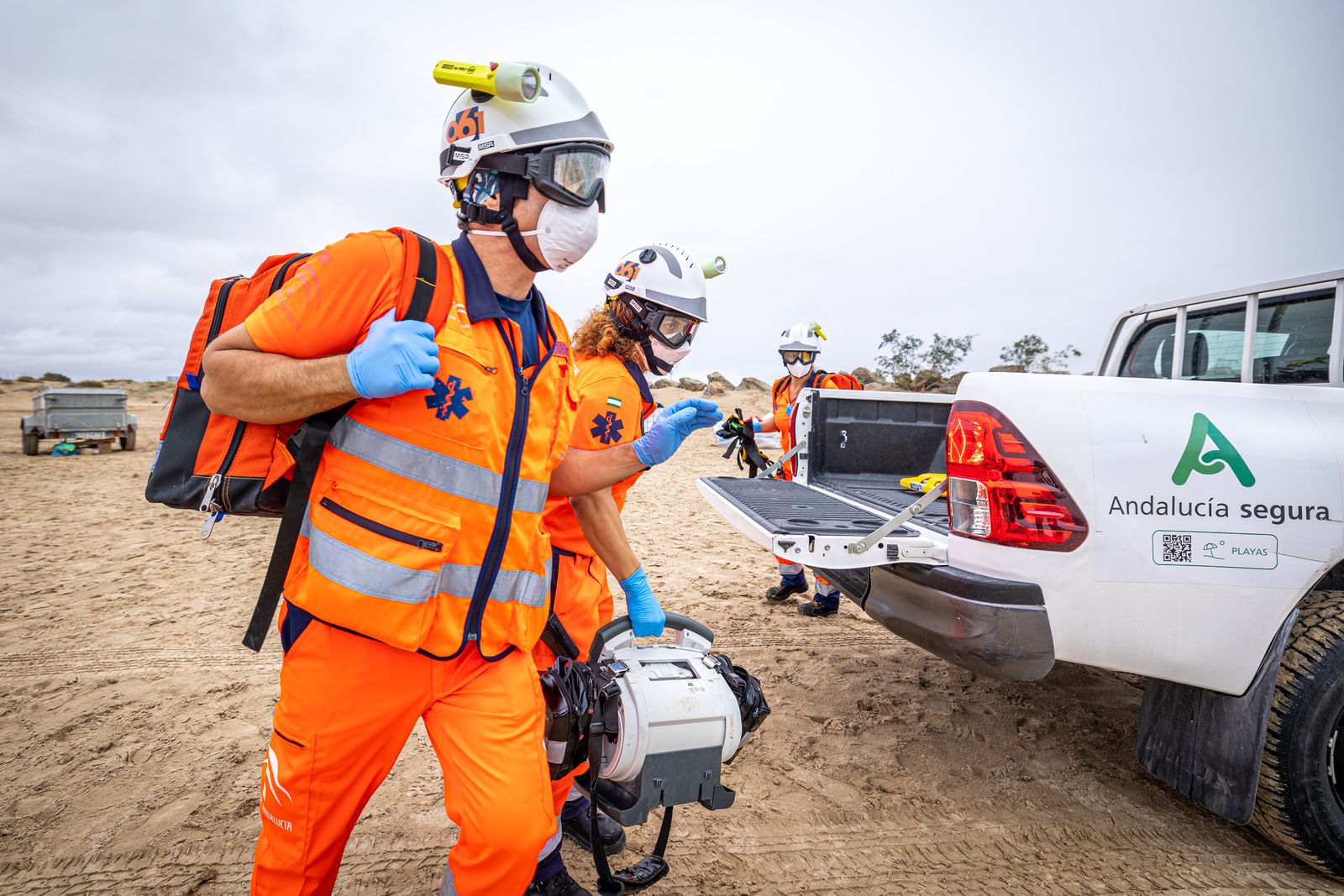 Imágenes del simulacro marítimo en en El Puerto