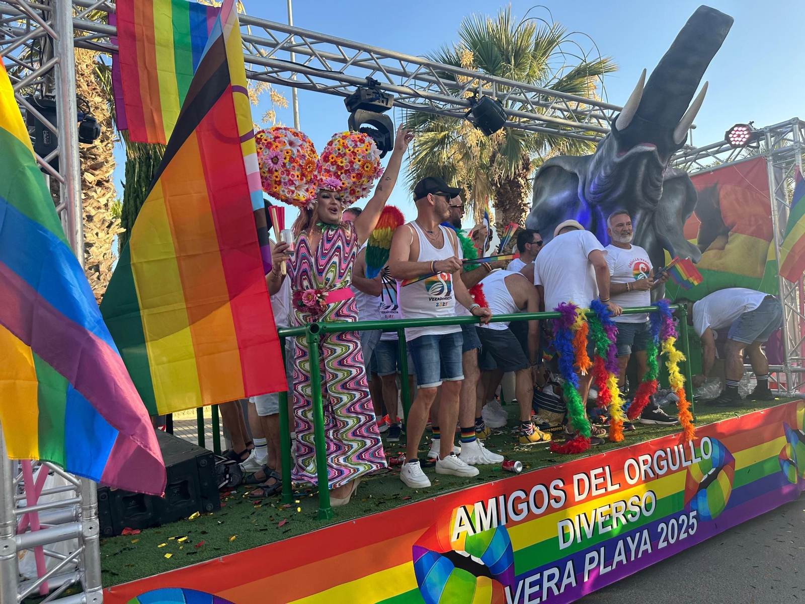 El Gran Desfile del Orgullo de Vera, en imágenes