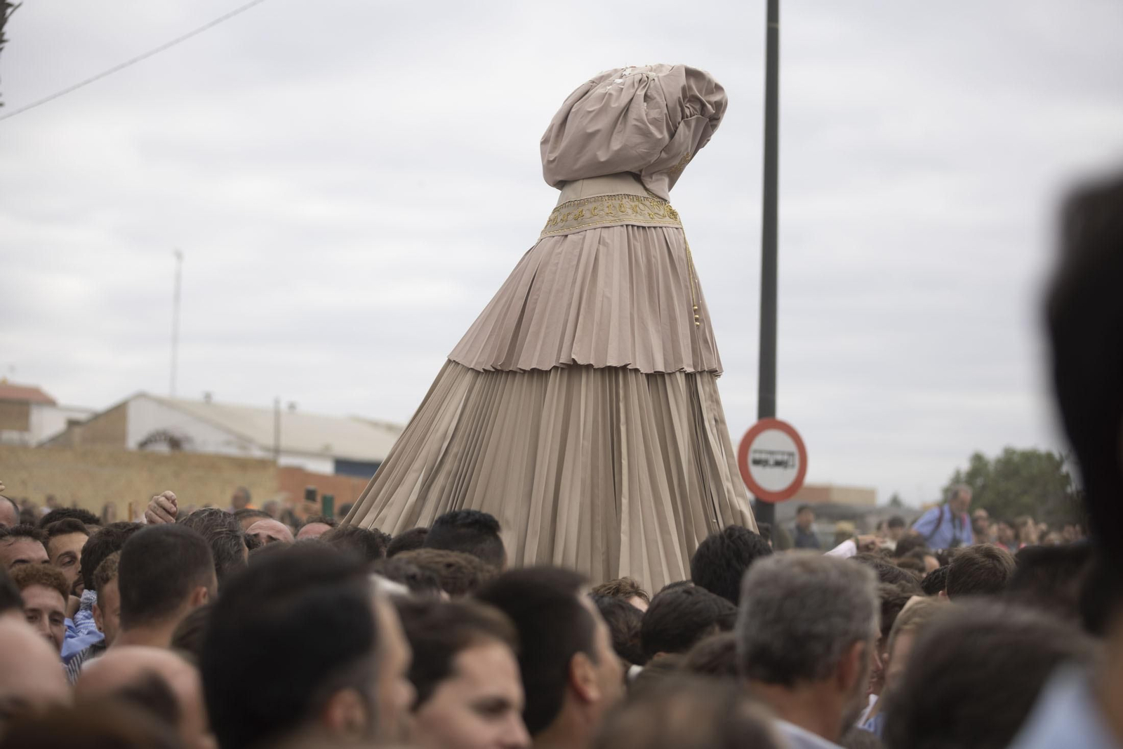 Imágenes del traslado de la Virgen del Rocío de Almonte hasta El Chaparral