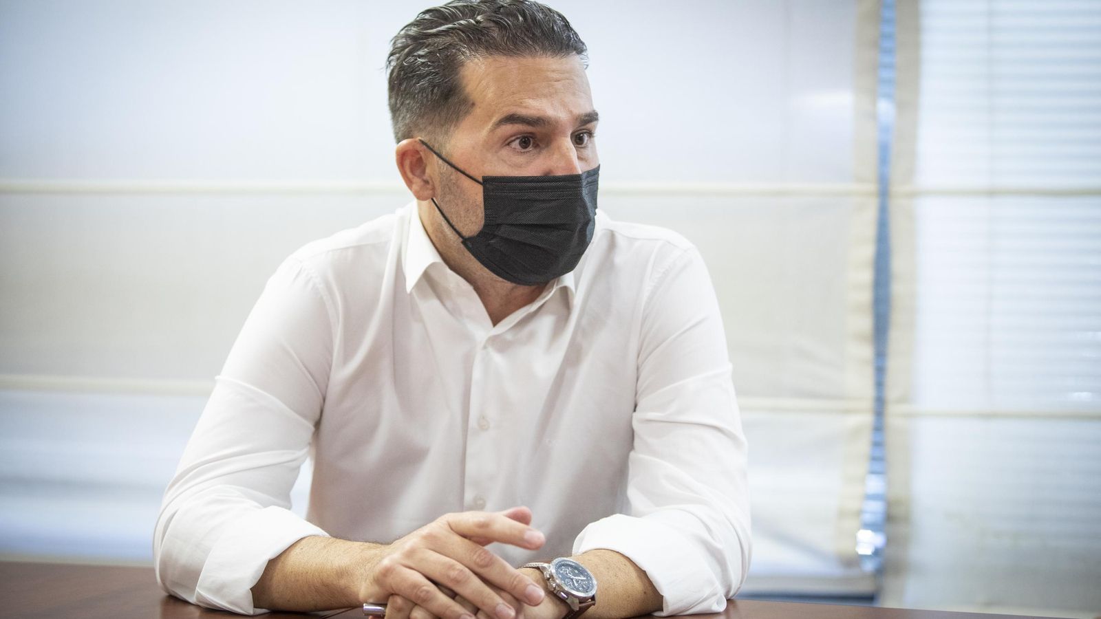 Noel López, durante la entrevista con Granada Hoy.