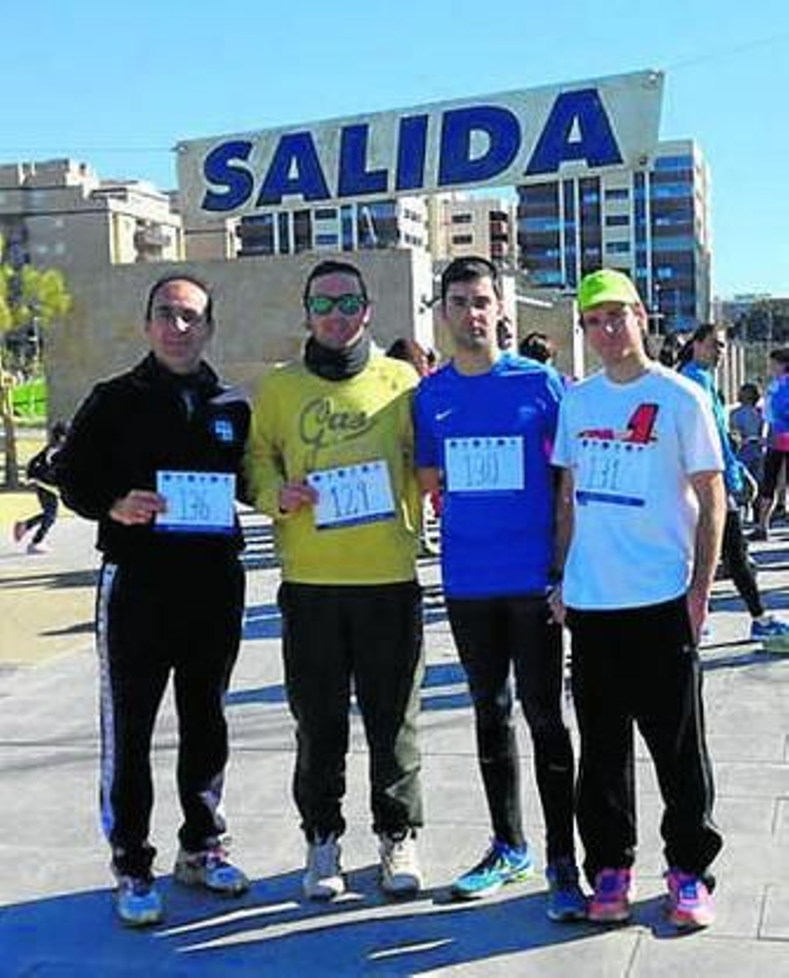 Participantes en la prueba.