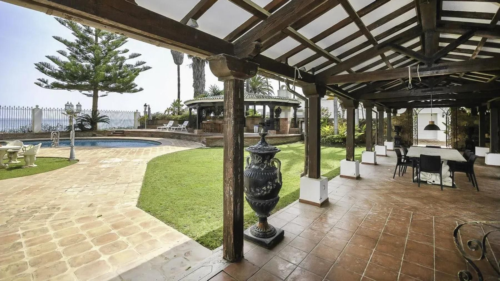 Una de las casas de lujo.