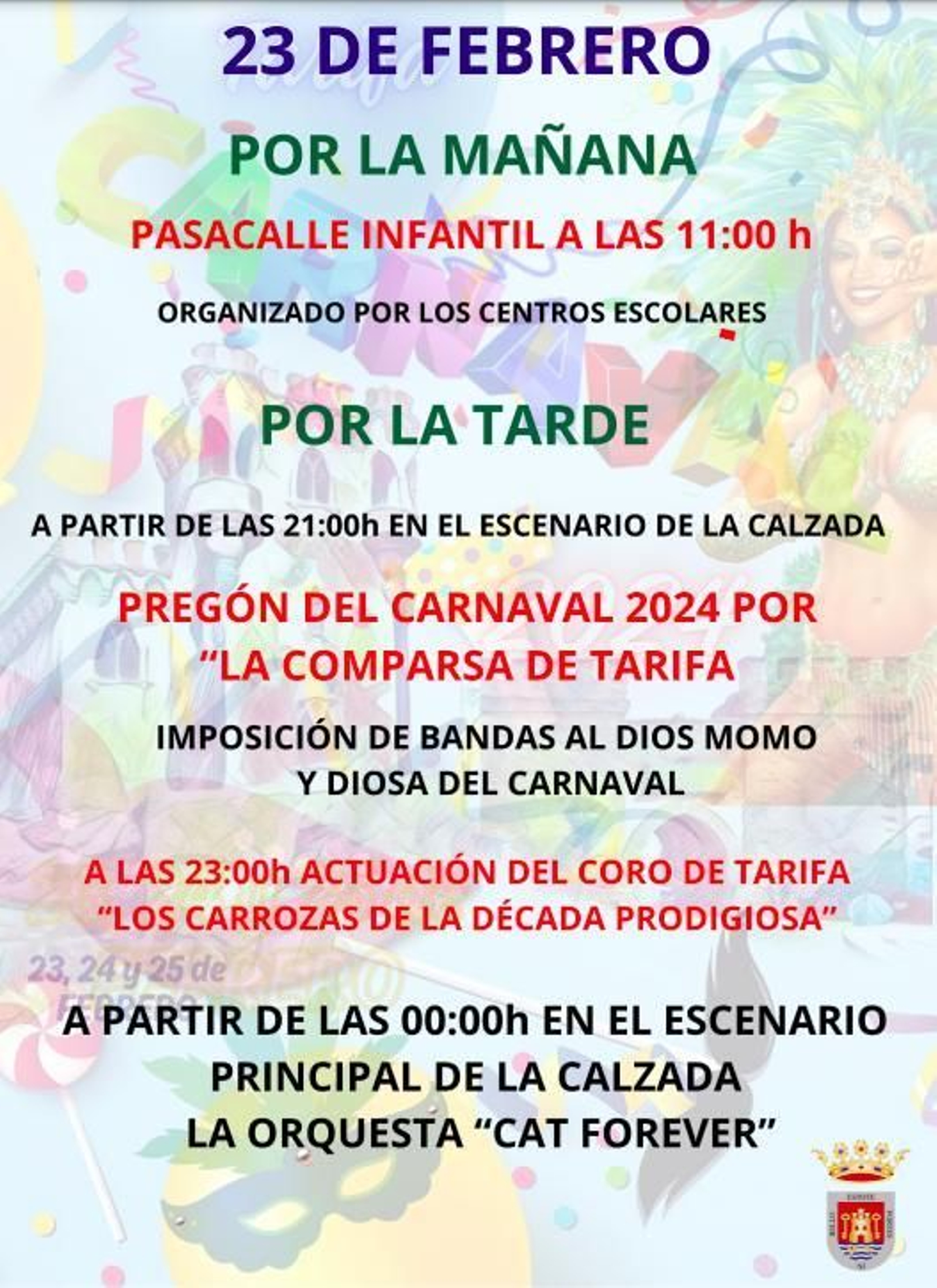 Programación carnaval Programación carnaval