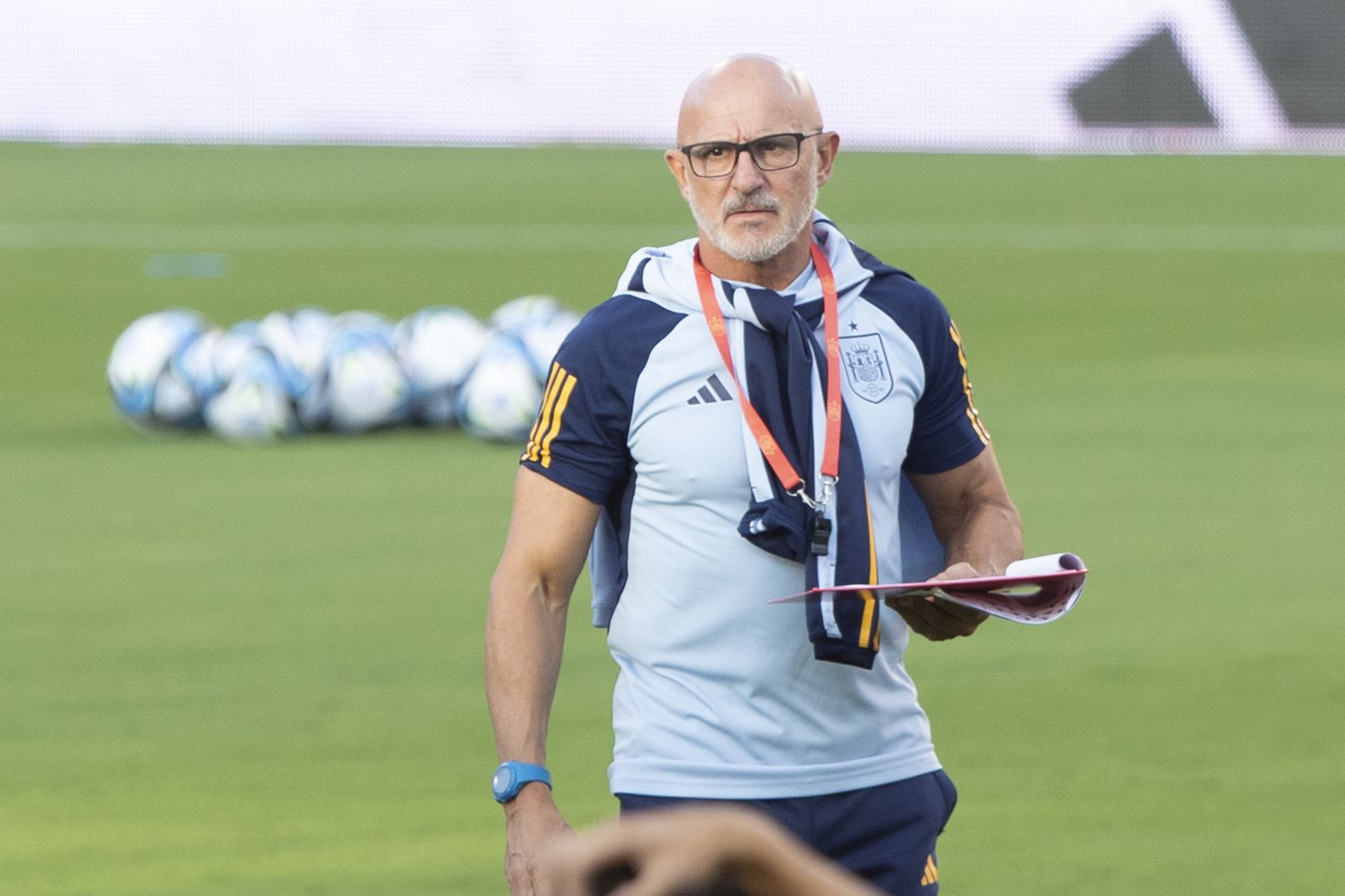 Las mejores imágenes del entrenamiento de la Selección española