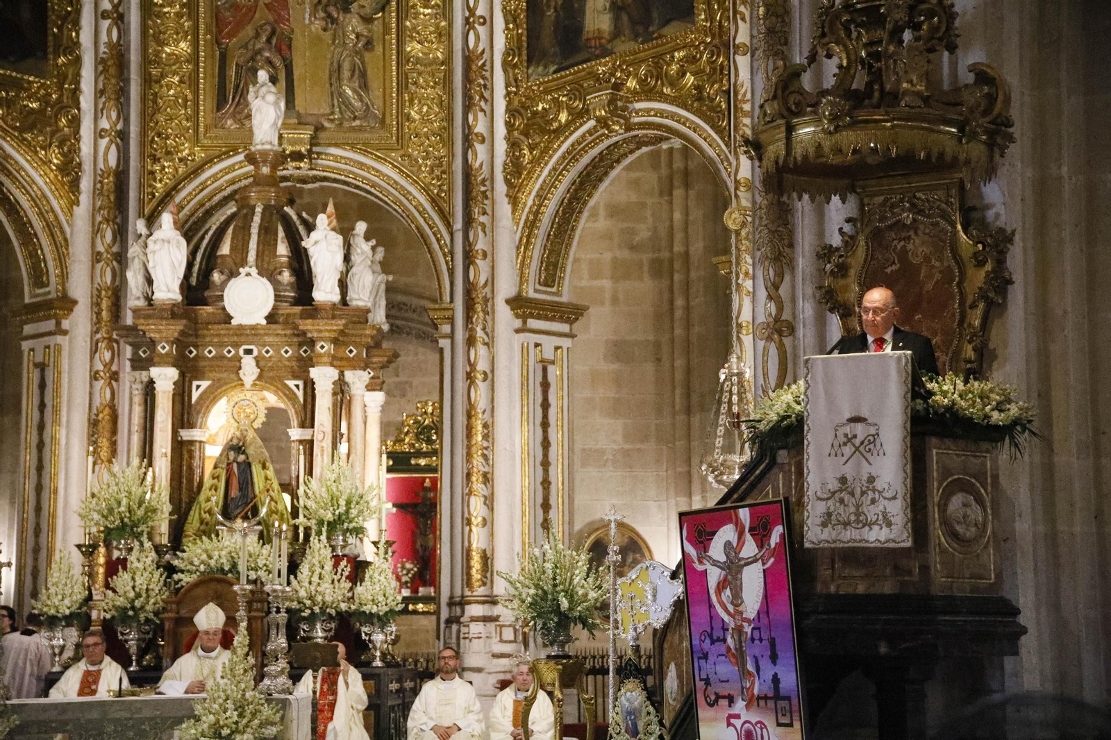 Las imágenes de la santa misa estacional presidida por el obispo de Almería, con la interpretación de Anacrusa