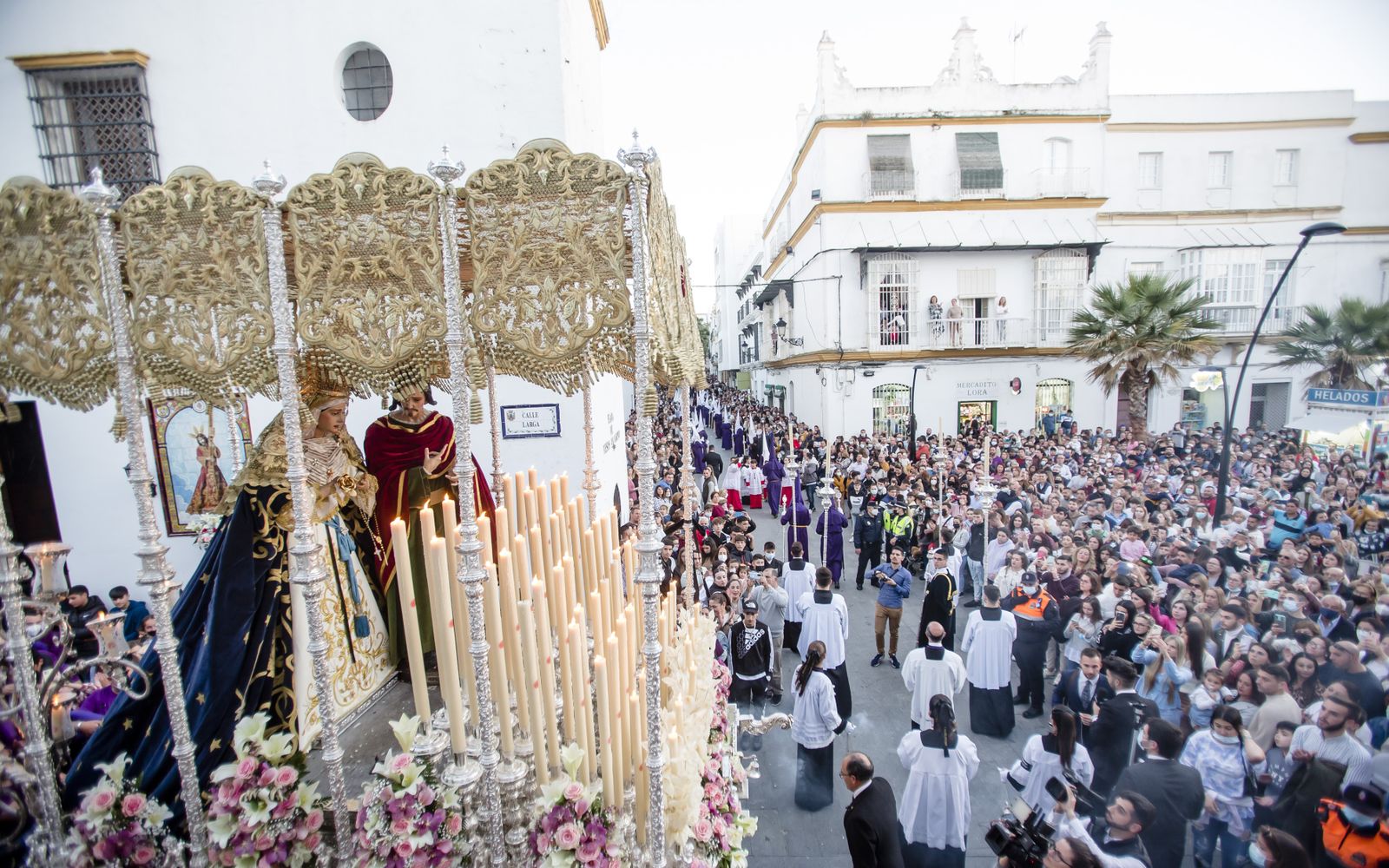 Las imágenes de la cofradía del Nazareno en la Semana Santa de  Chiclana 2022