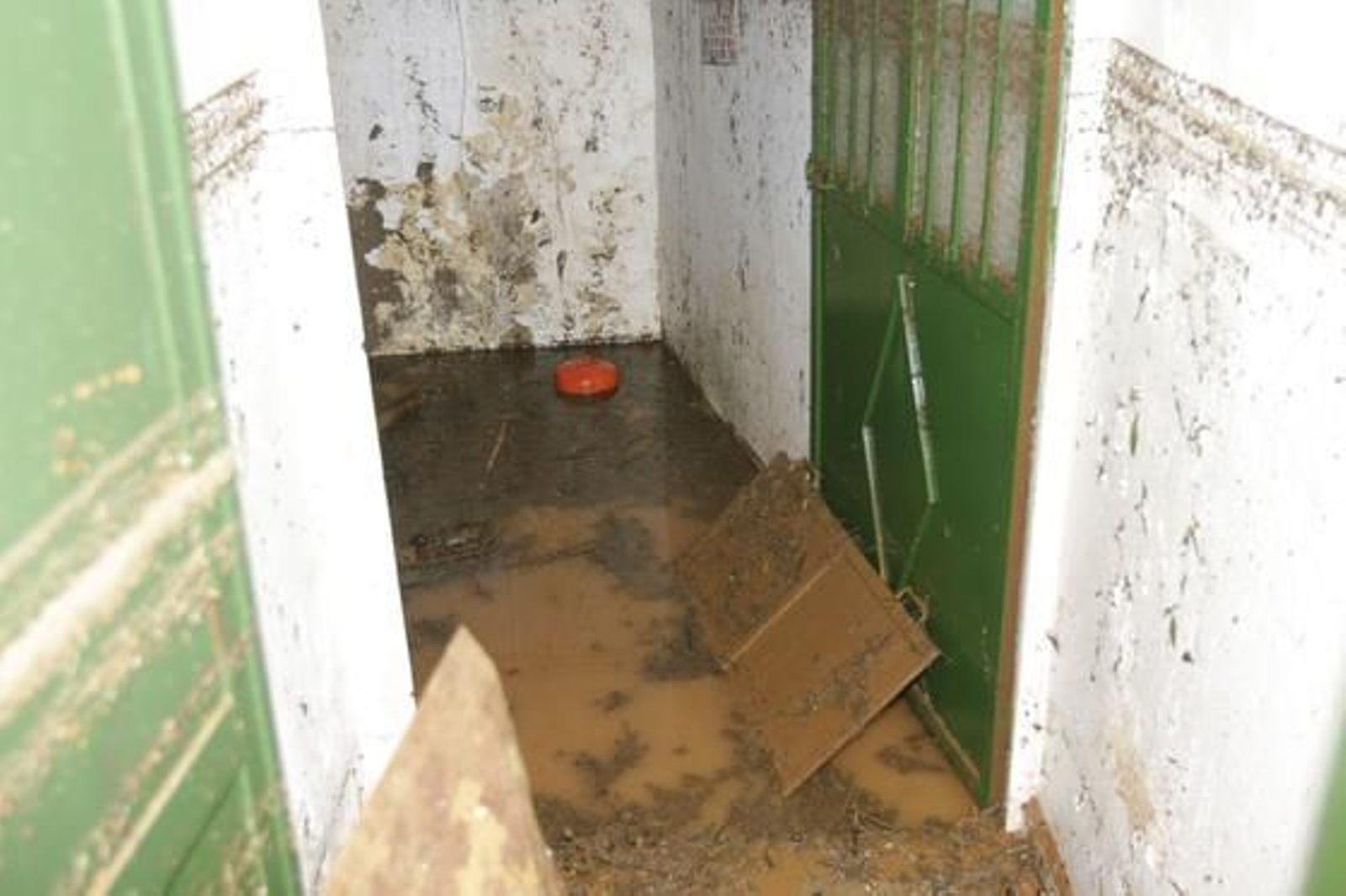 Las consecuencias de las fuertes lluvias en Constantina. 

Foto: José Ángel García