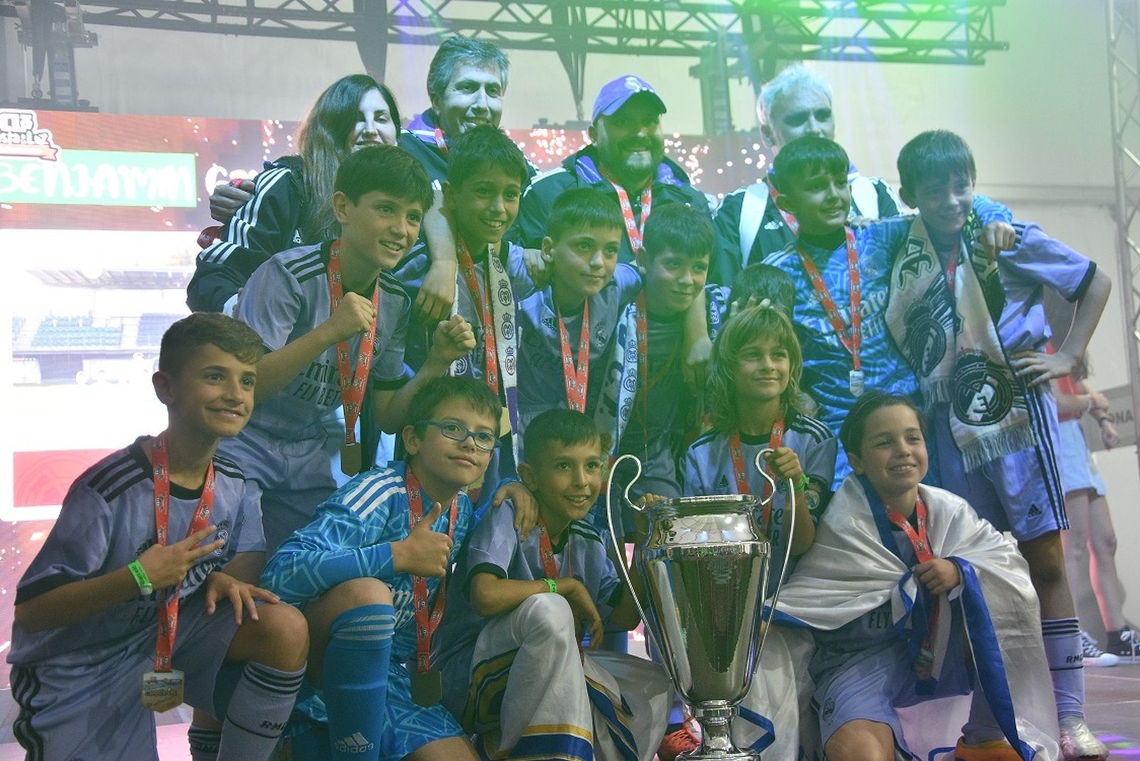 Los benjamines del Real Madrid.