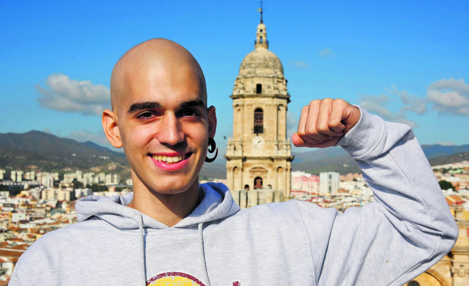 Pablo Ráez, con su gesto característico e inolvidable.