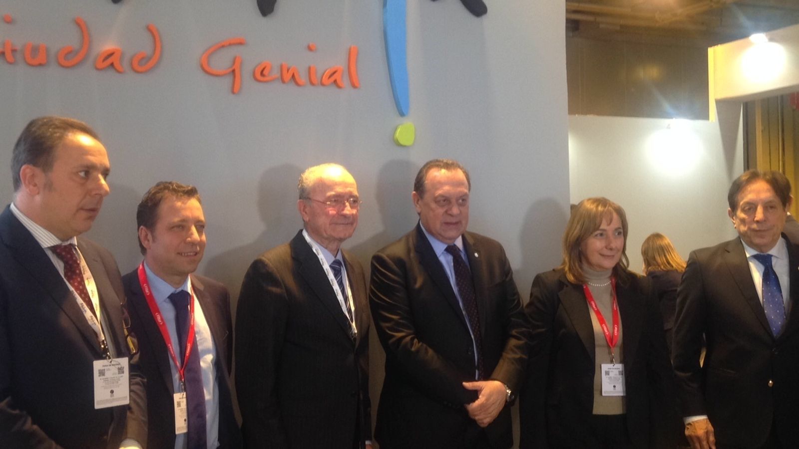 El alcalde, ayer, con el ministro de Turismo argentino.