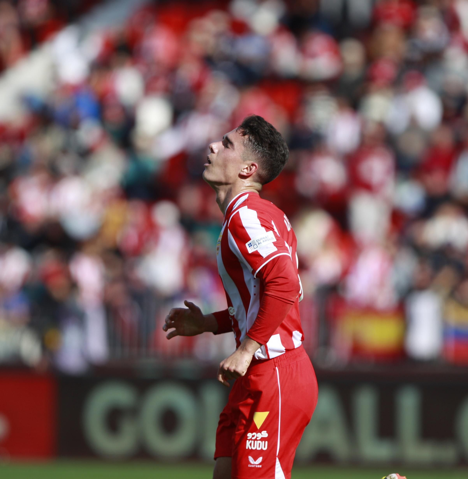 Las mejores imágenes del partido de fútbol U.D. Almería-Girona F.C.